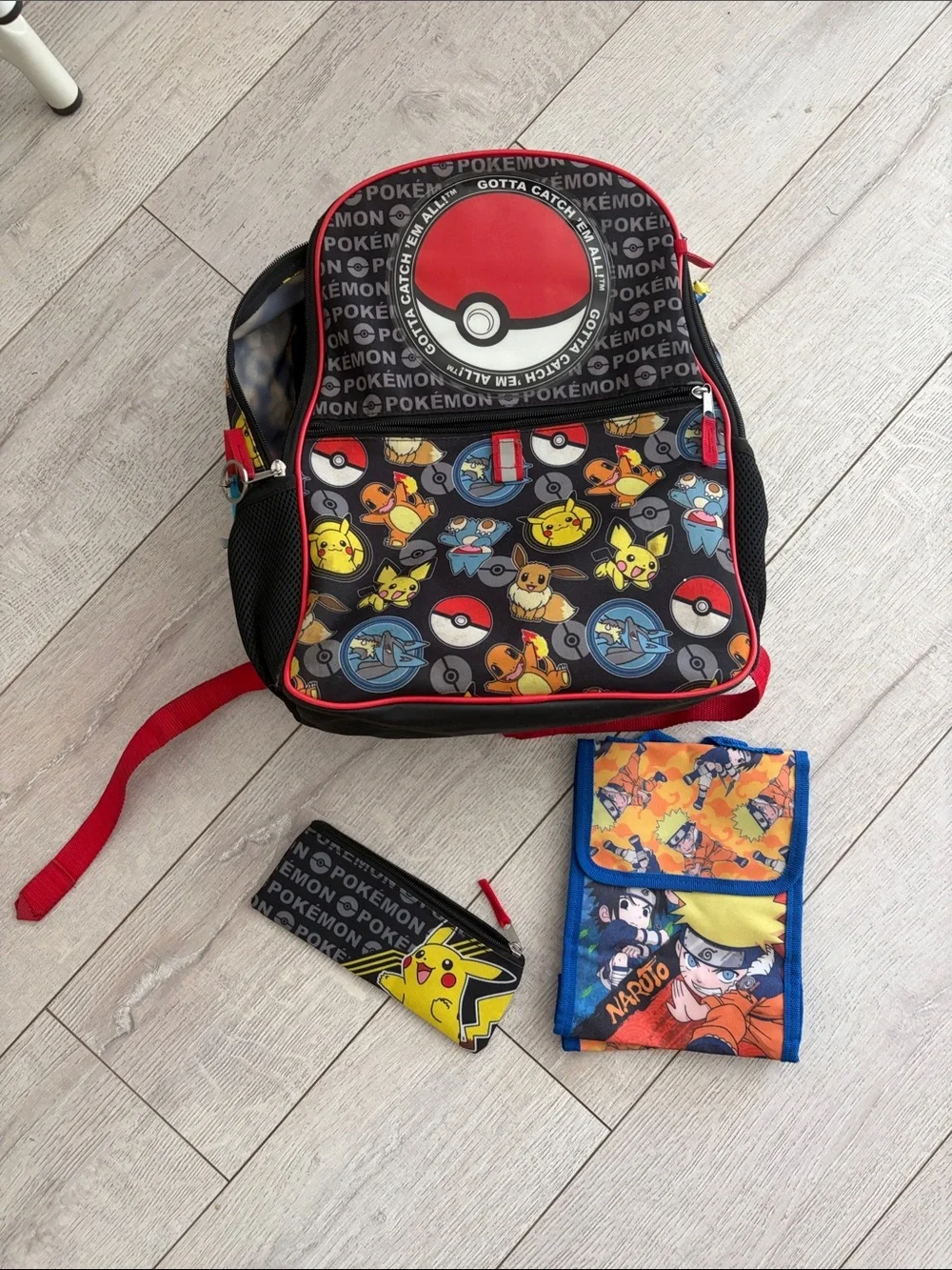 Pokémon backpack with lunch pail and pencil case rare good condition offers